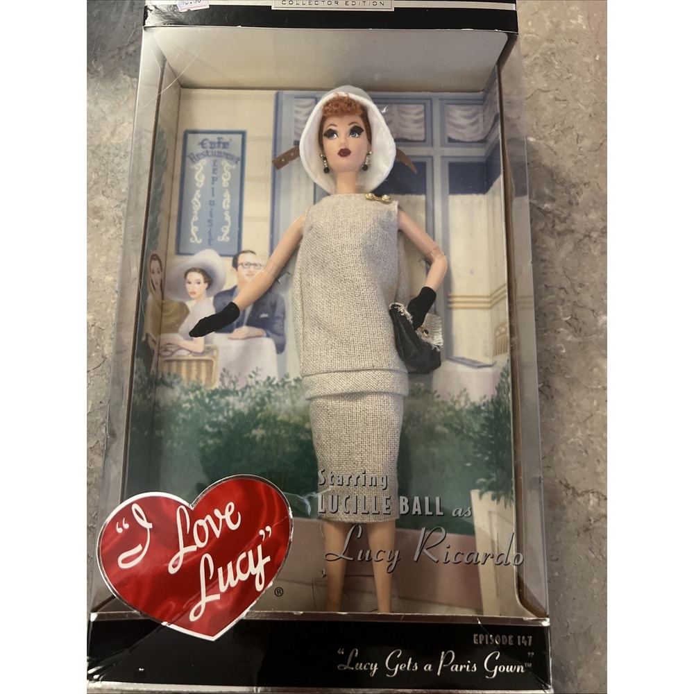 Vintage 2002 Barbie I love Lucy Episode 147 Lucy Gets a Paris Gown - Picture 4 of 9
